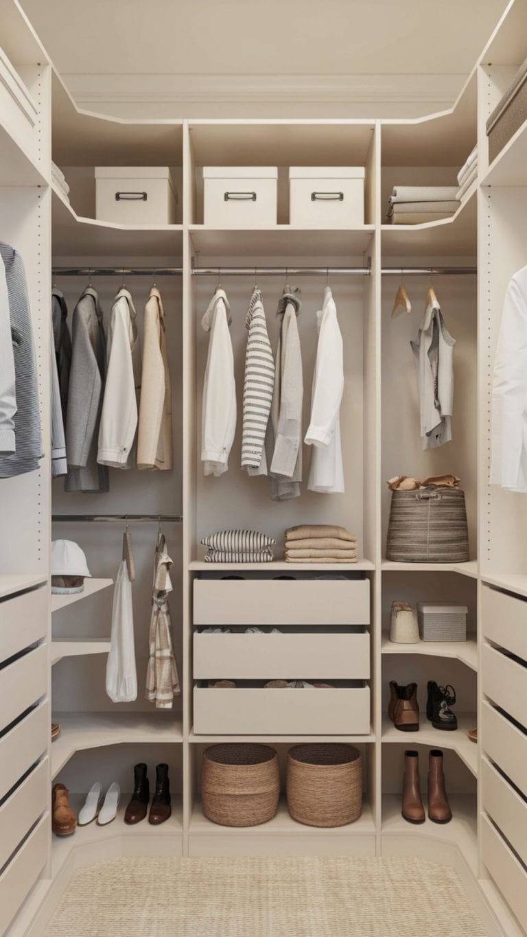 25 Creative Small Master Closet Ideas to Maximize Space