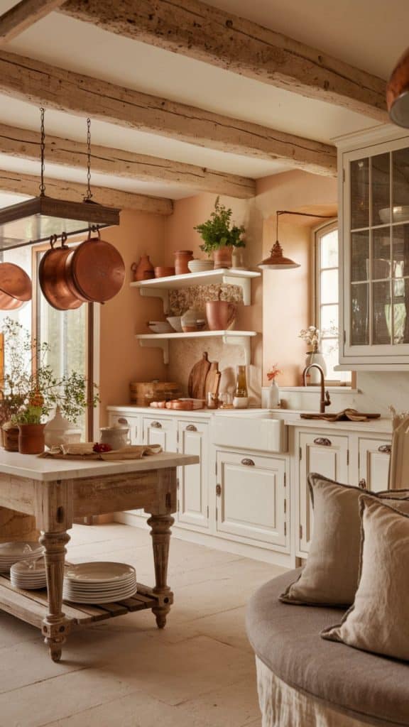 15+ Gorgeous French Style Kitchens to Inspire You