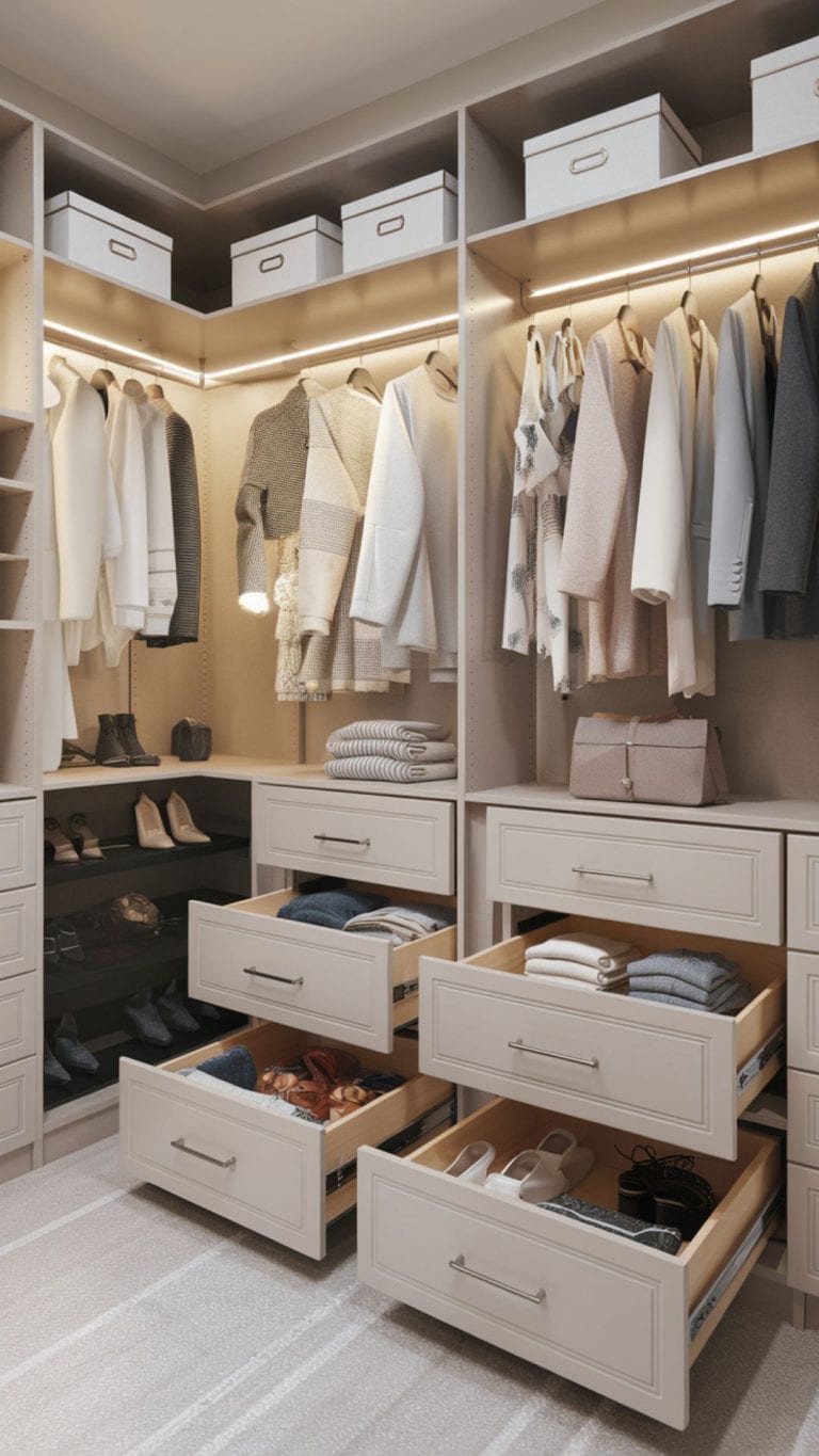 25 Creative Small Master Closet Ideas to Maximize Space
