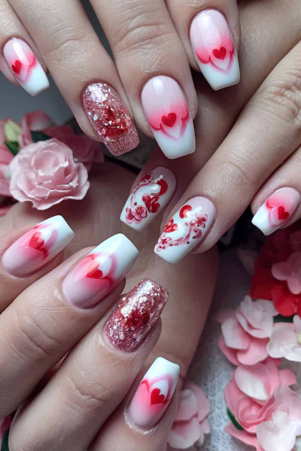 valentines day nails 8