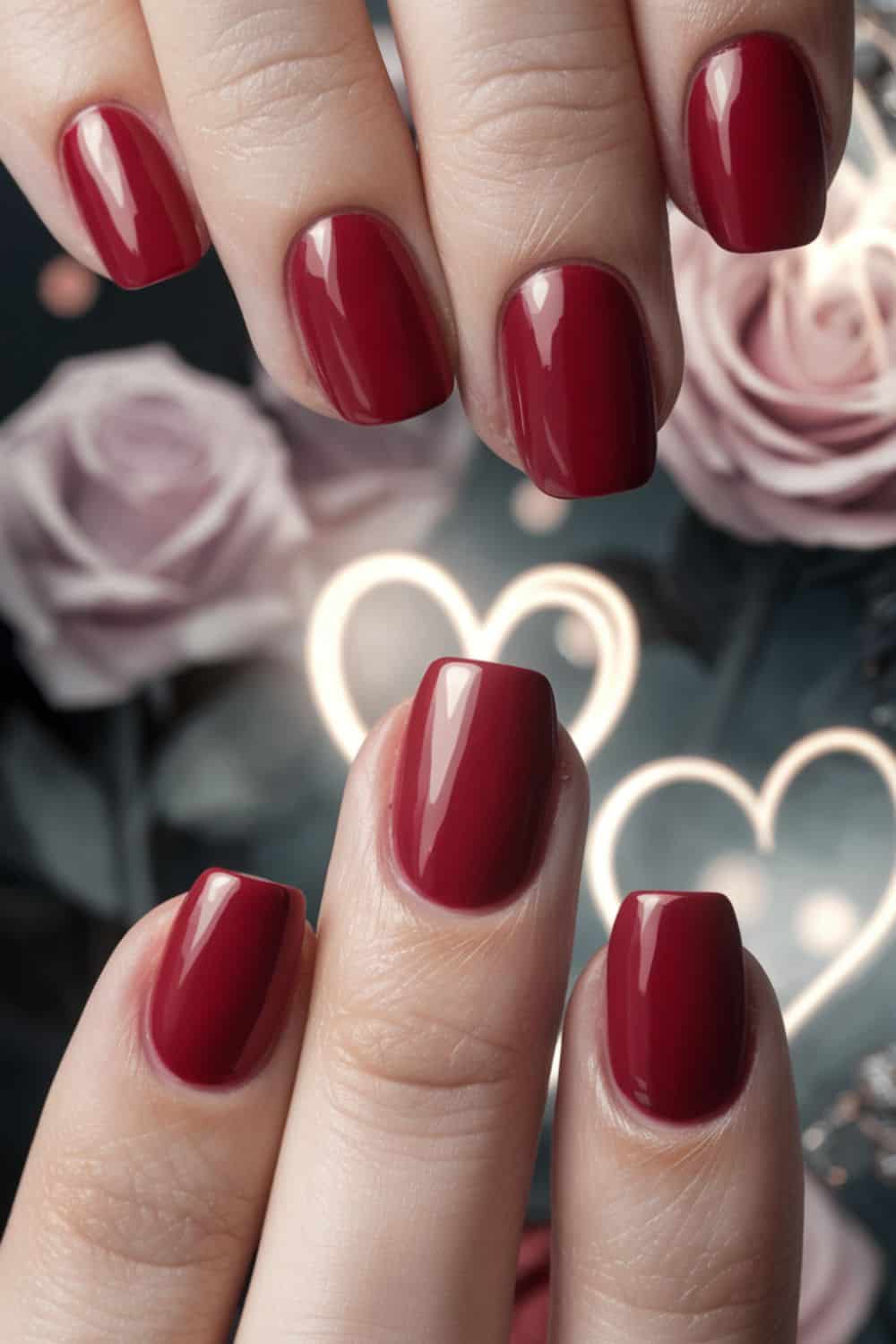 valentines day nails 1