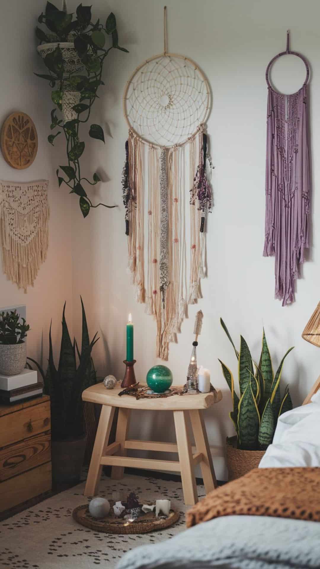 witchy bedroom alter