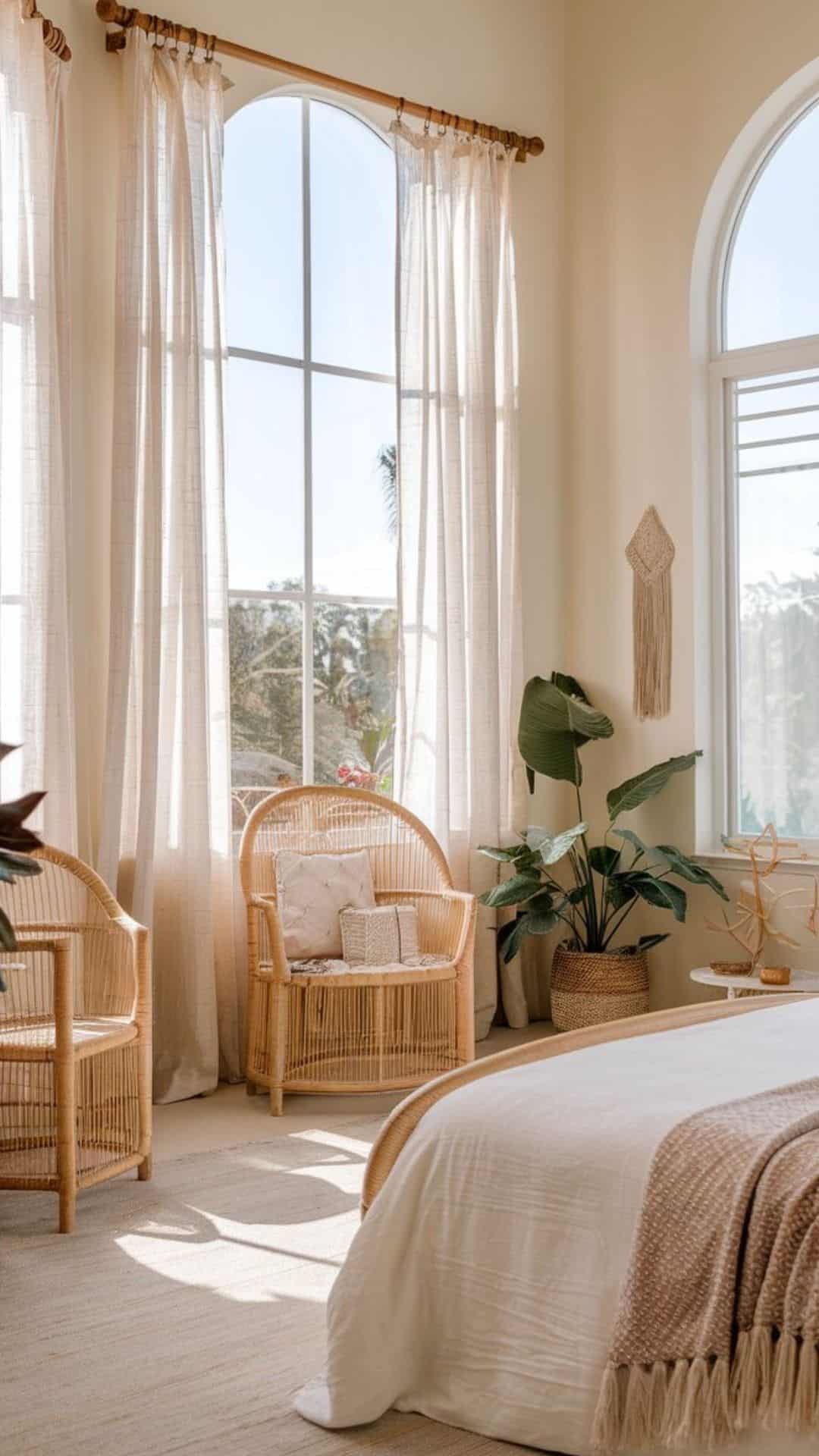 witchy bedroom natural light