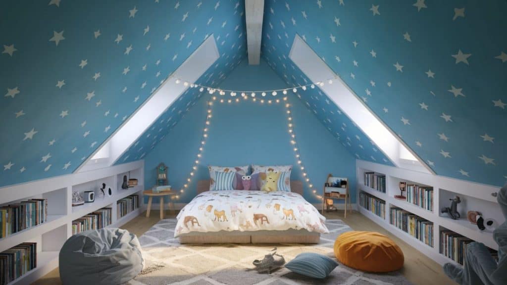 attic ideas for kids