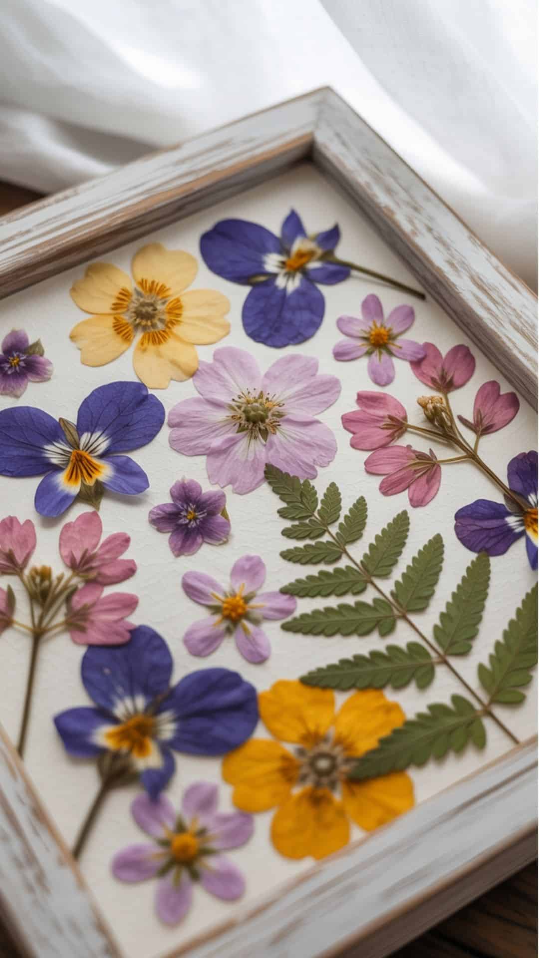pressed flower art 1