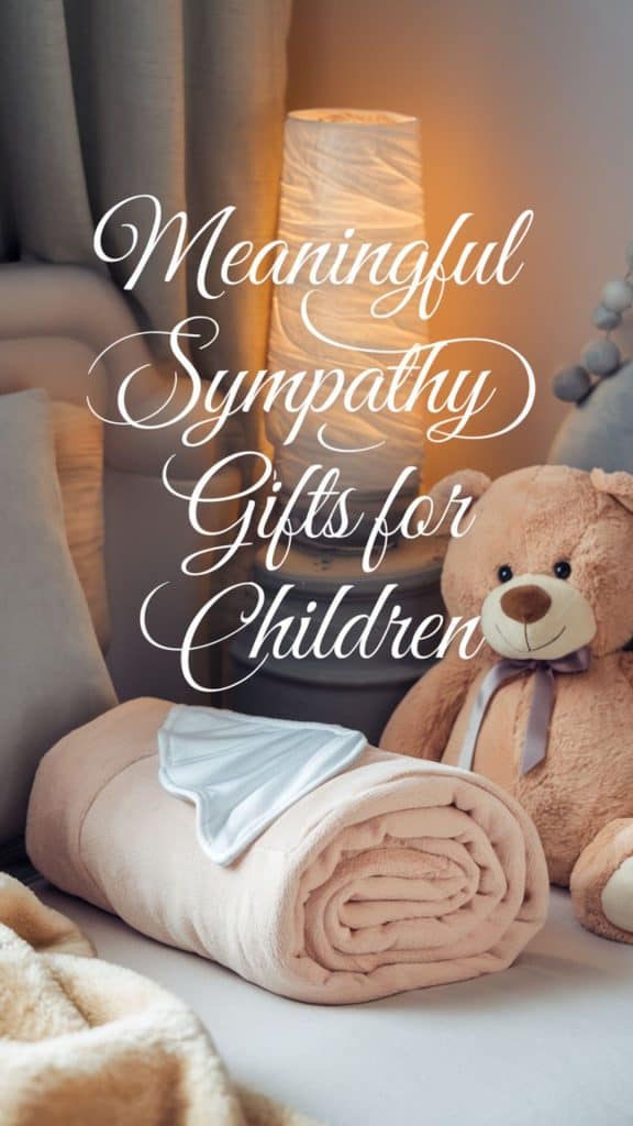 selection of sympathy gifts for children