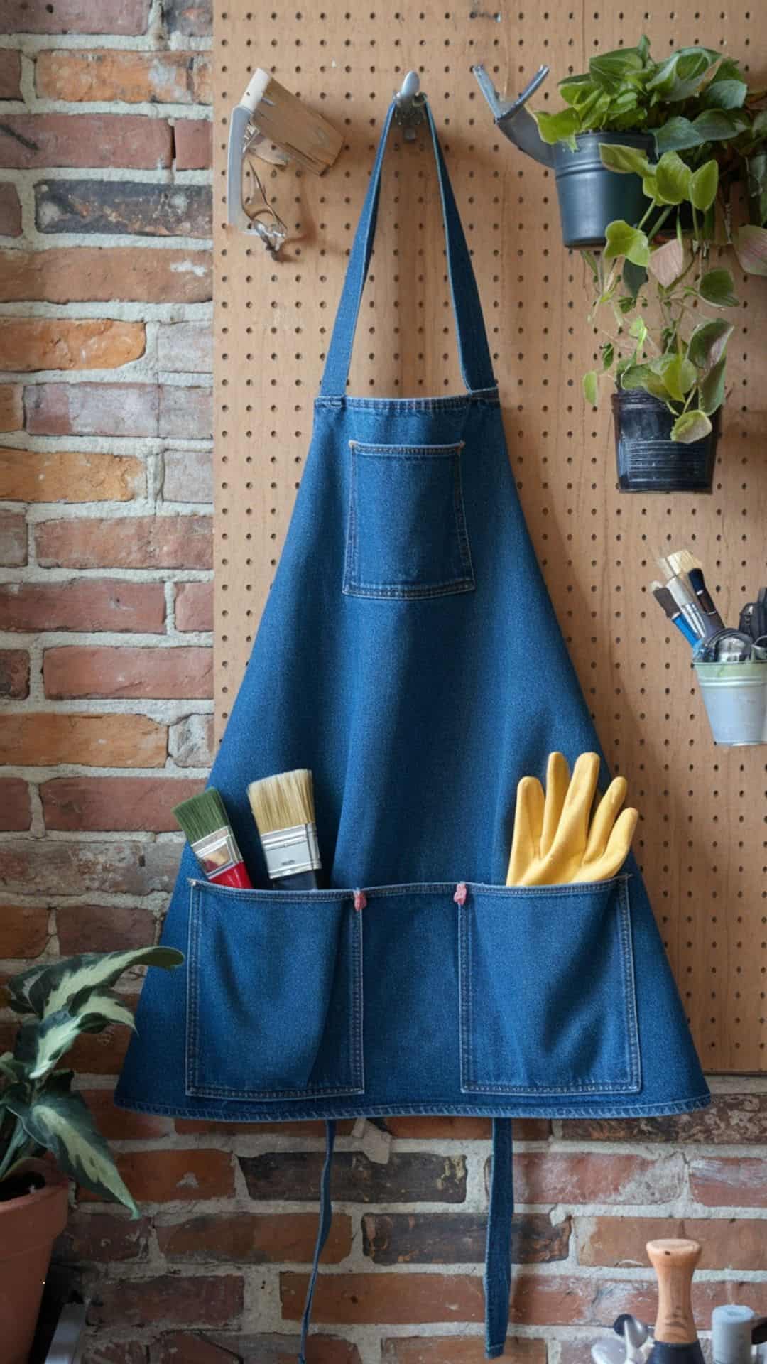 denim apron