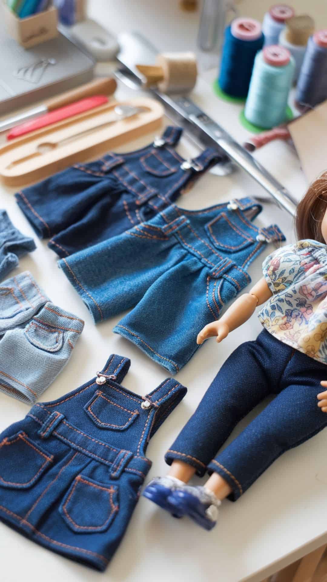 denim dolls clothes
