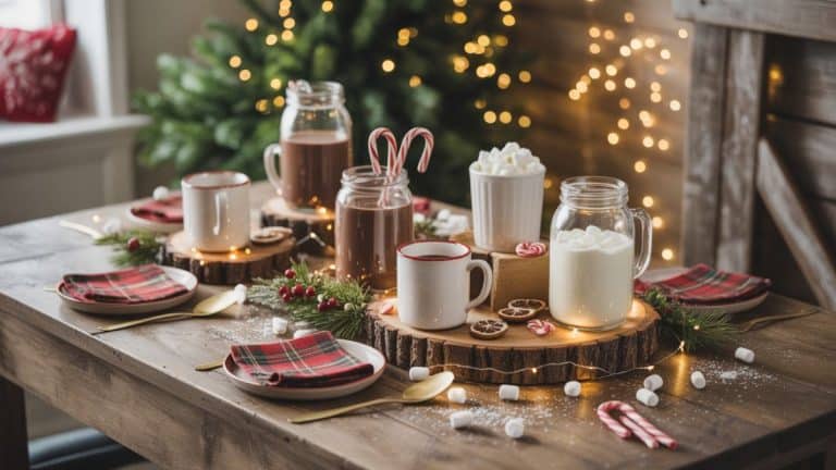 hot chocolate station ideas