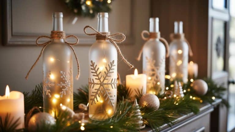 DIY Wine Bottle Lights