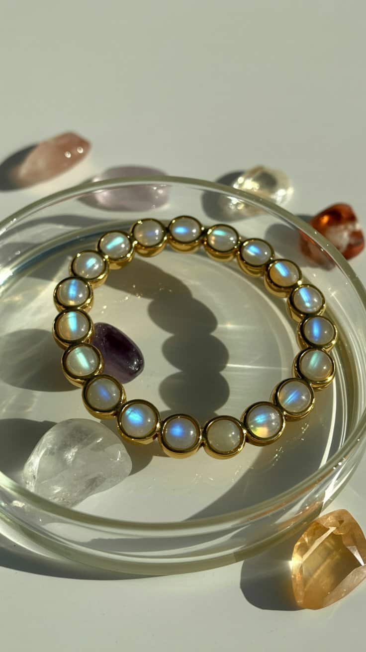 accent gemstone bracelet design