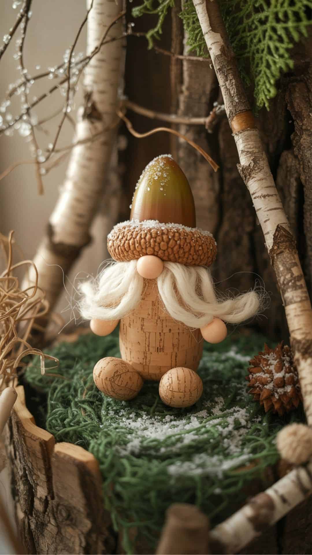 acorn cap mini gnome