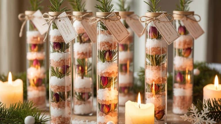 christmas bath salt tubes