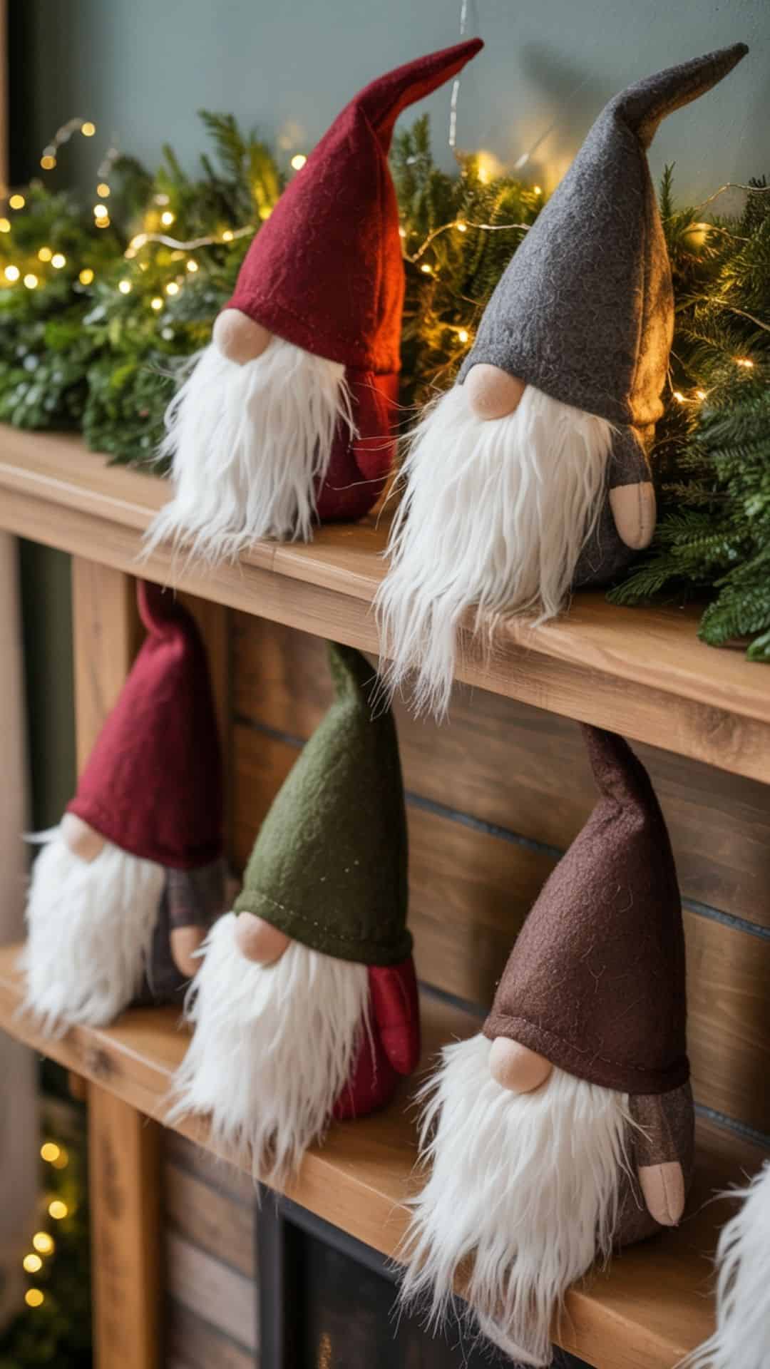 christmas gnome shelf sitters