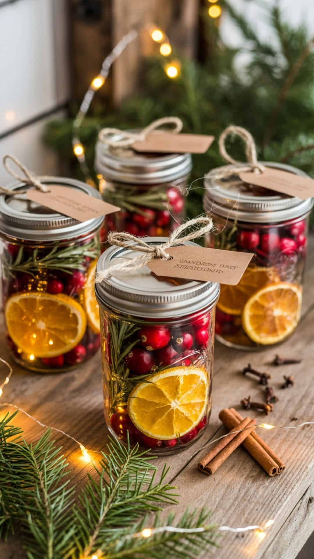 christmas potpourri jars