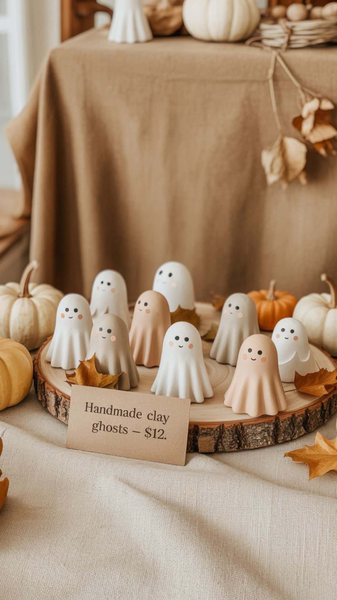 clay crafts that sell clay ghosts