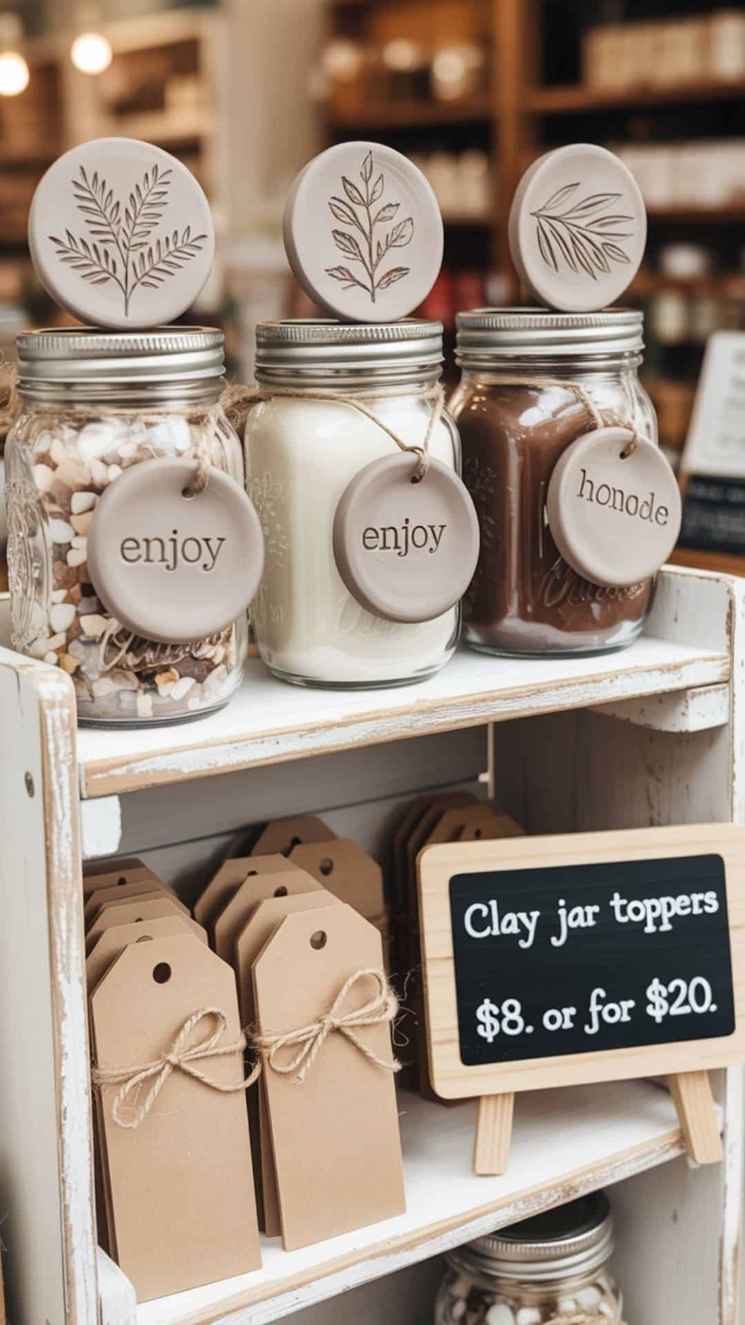 clay jar toppers