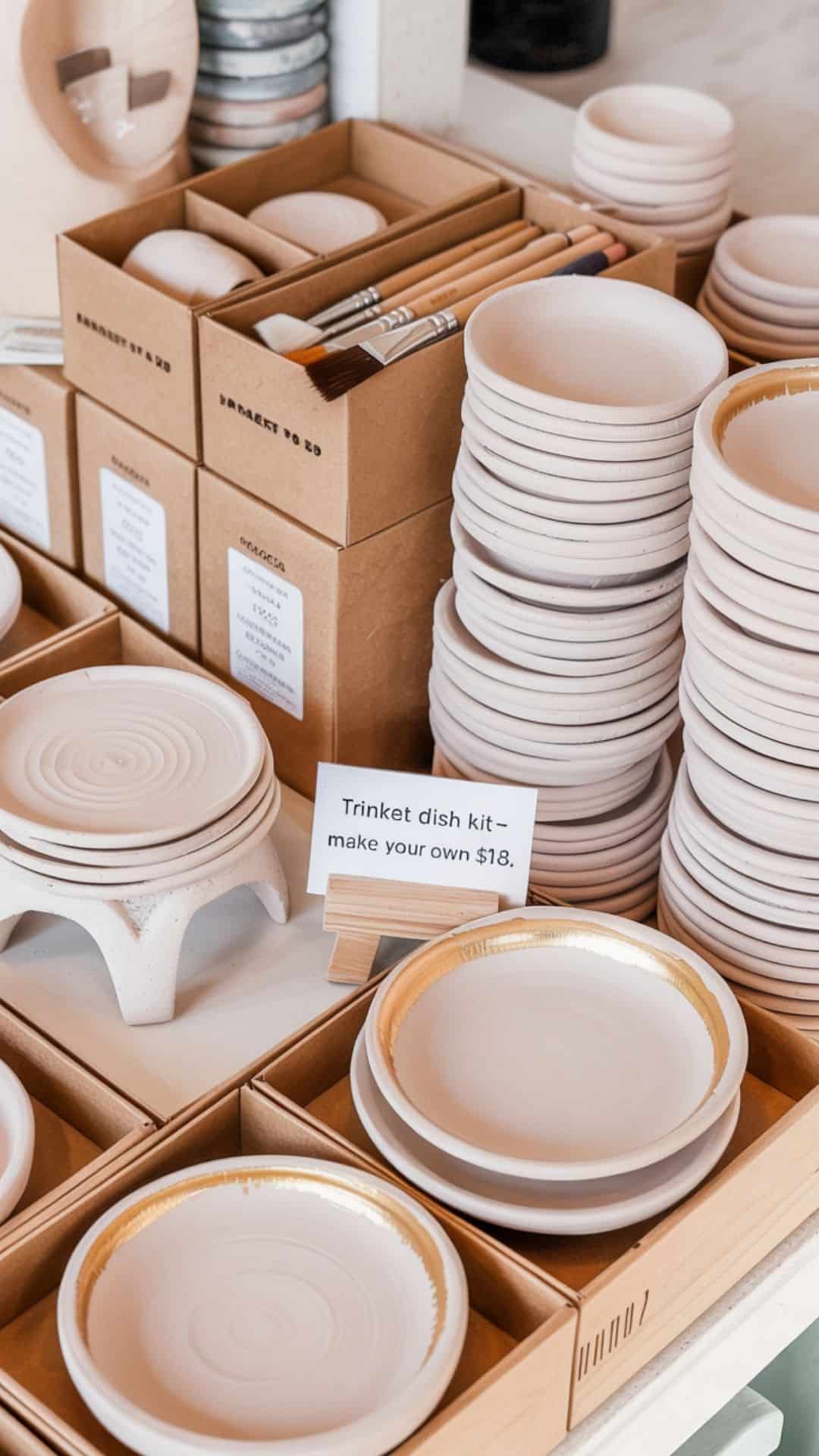 clay trinket dish kits