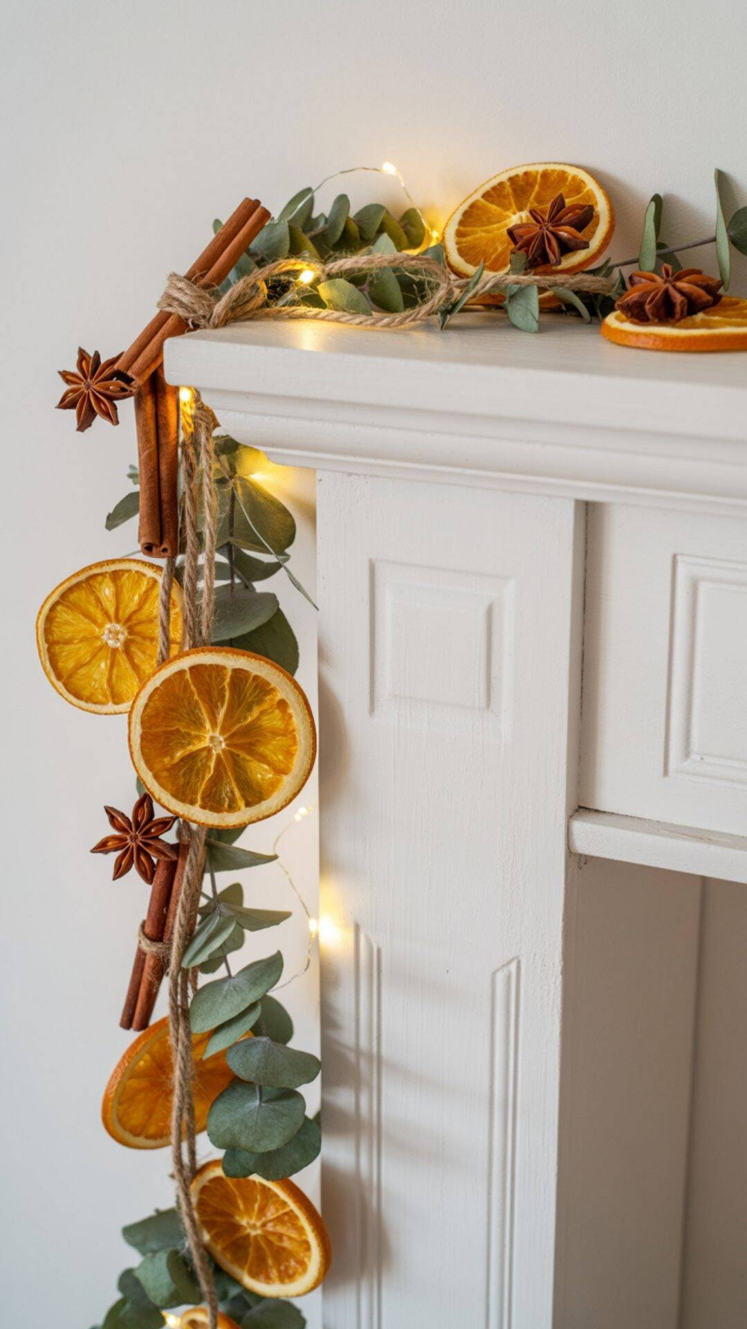 dried orange garland