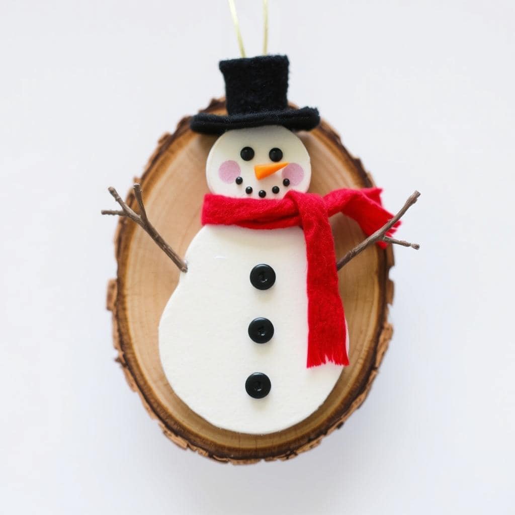 fancy snowman with hat