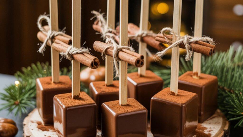 hot chocolate on a stick