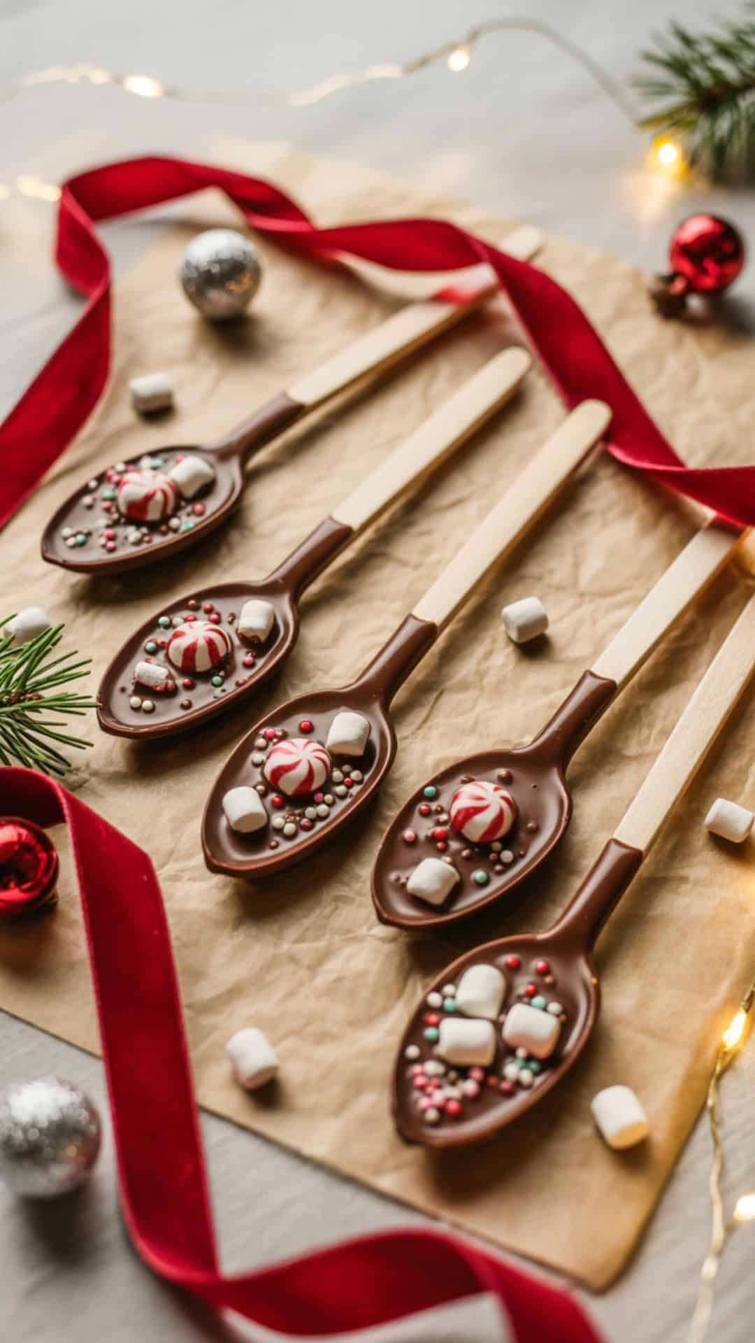 hot chocolate spoon stirrers