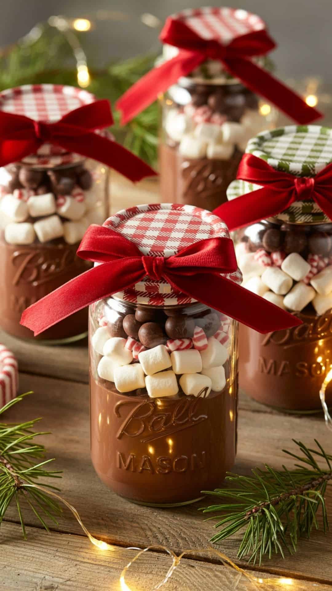 mason jar hot chocolate kits