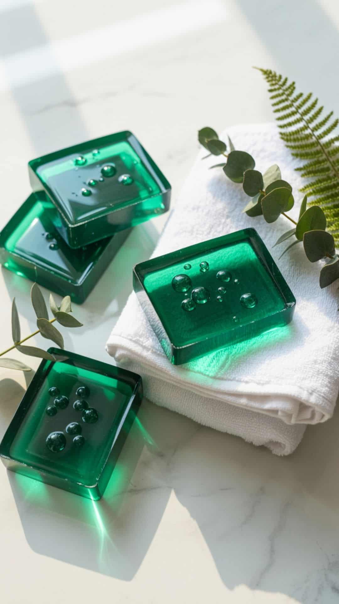 aloe cucumber melt and pour soap