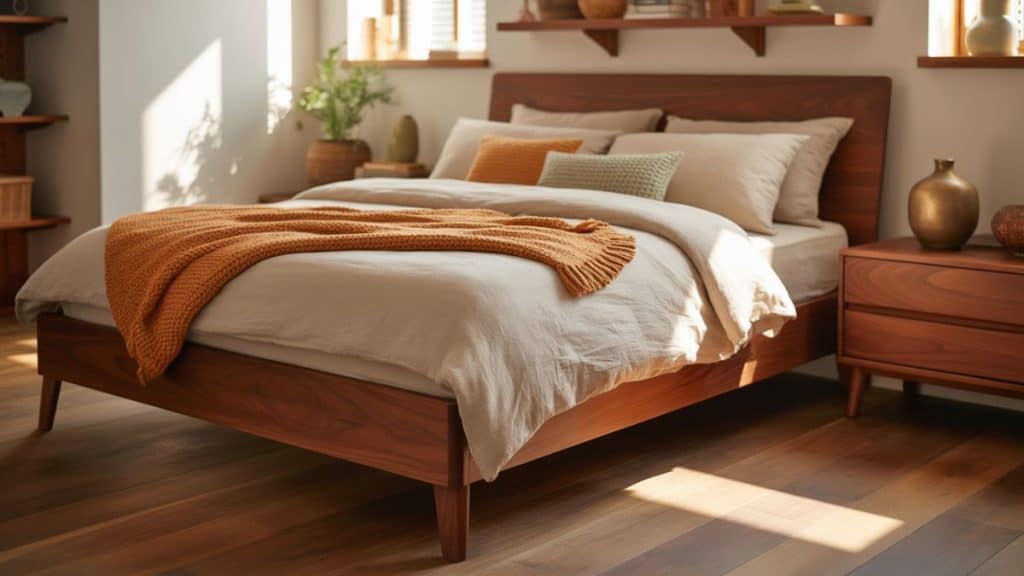 bedroom natural wood