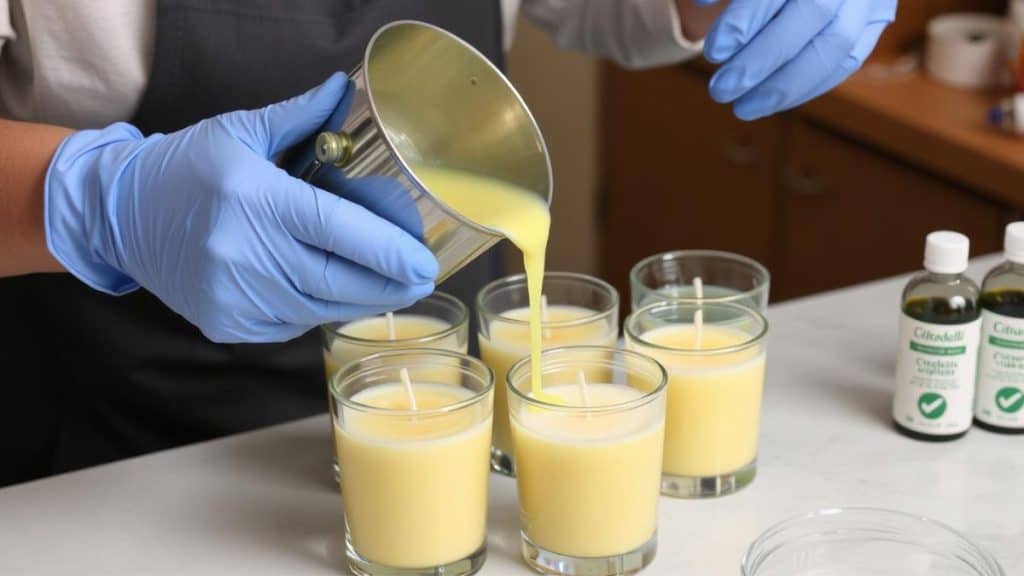 candle making process