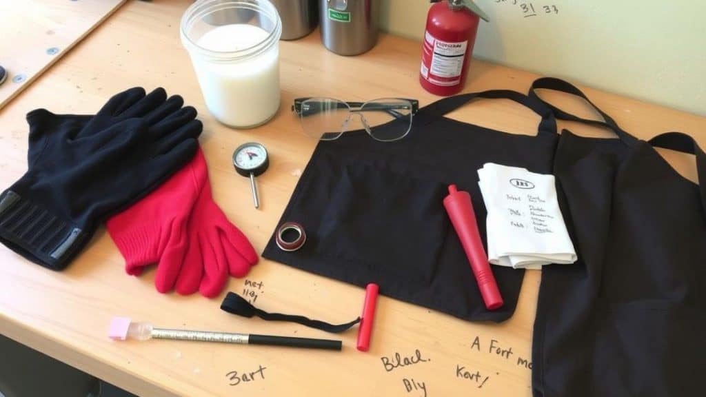 candle making safety precautions