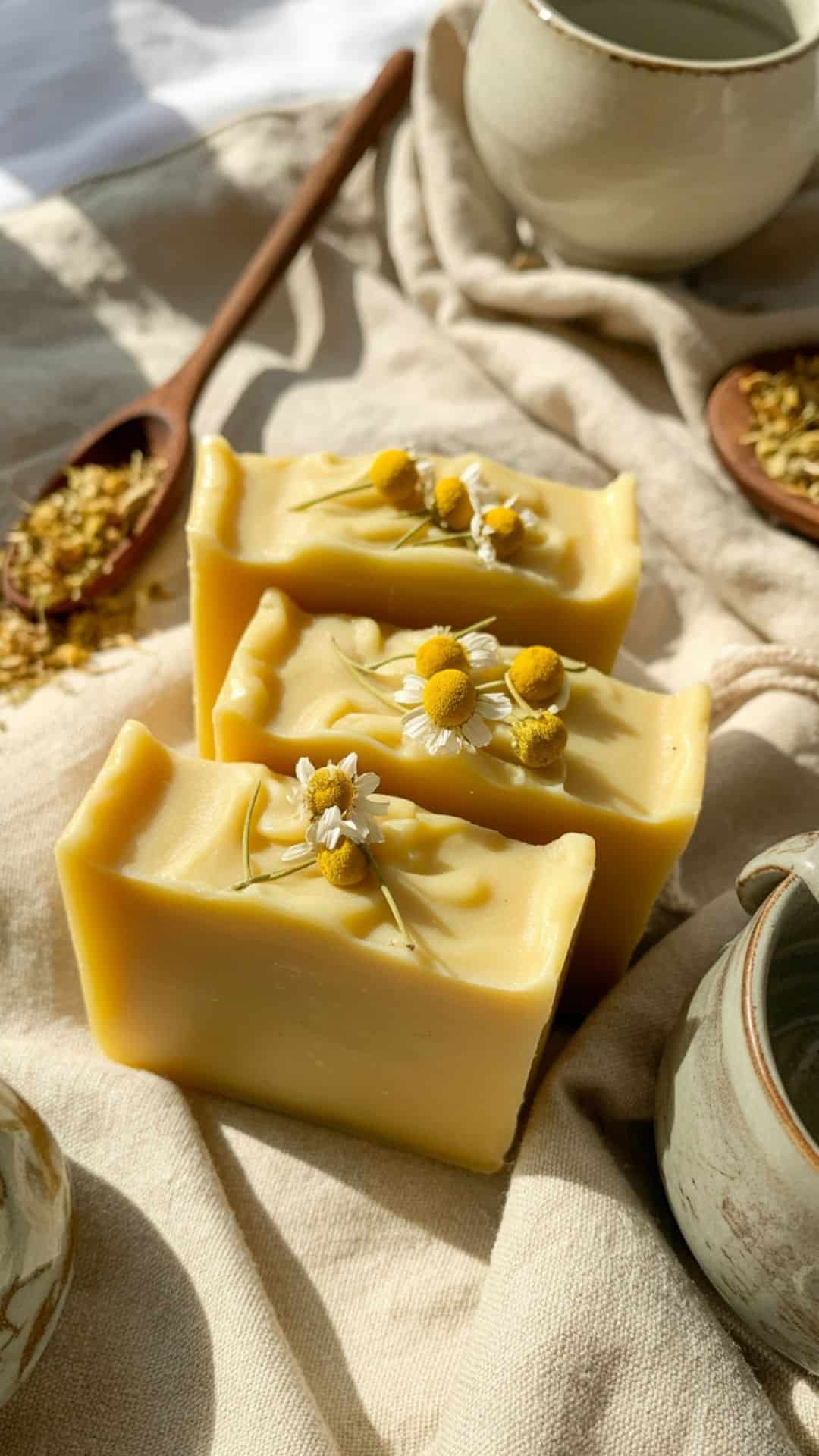 chamomile calm melt and pour soap