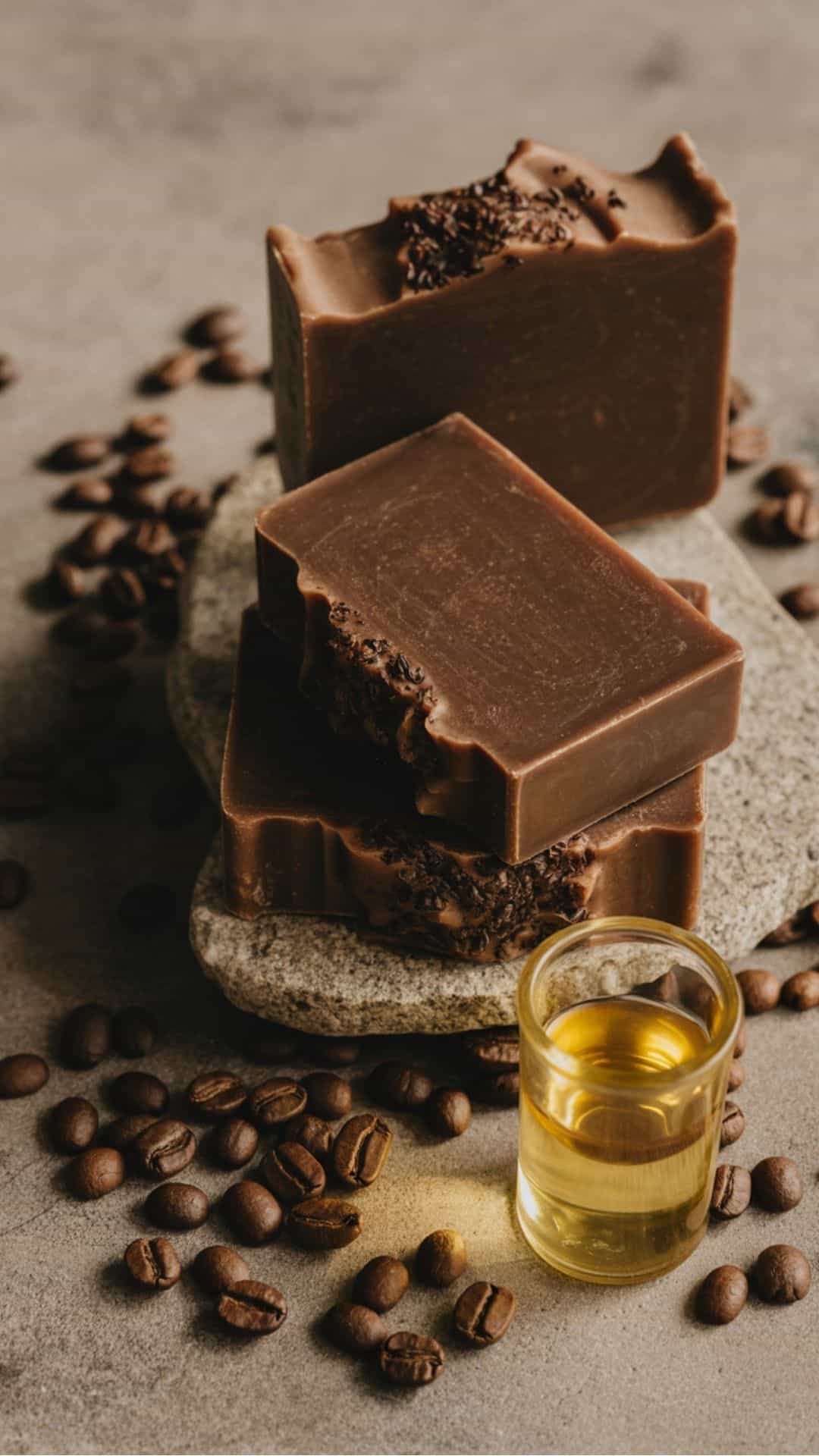 coffee scrub melt and pour soap