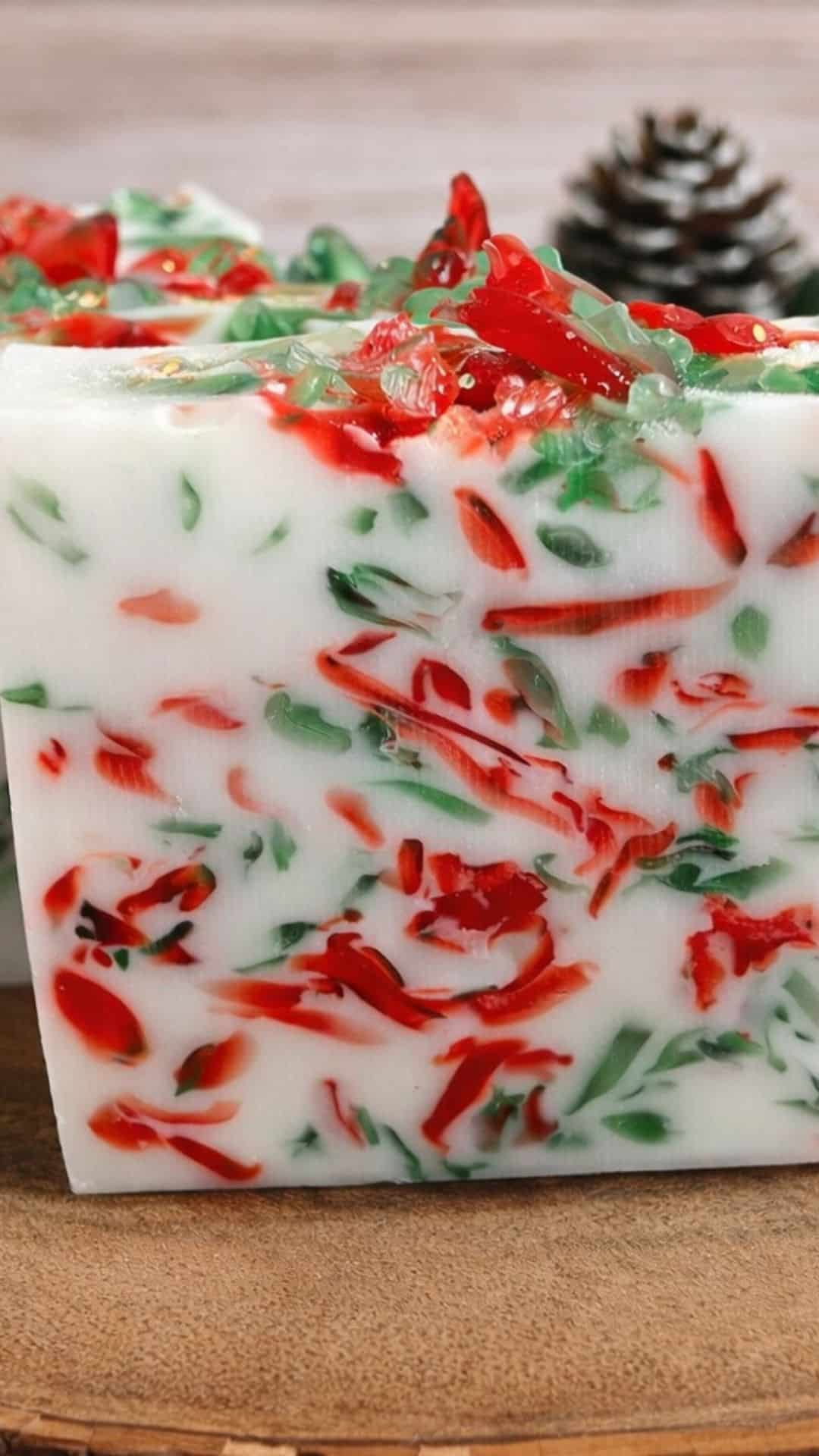 confetti scrap melt and pour soap