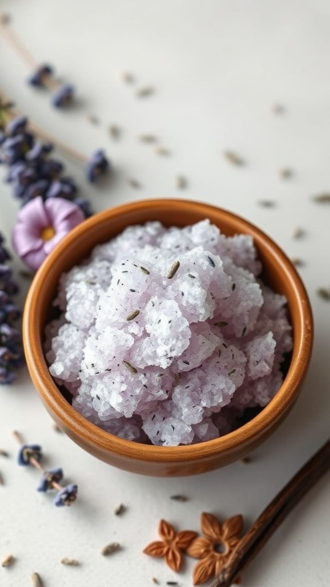 lavender vanilla sugar scrub