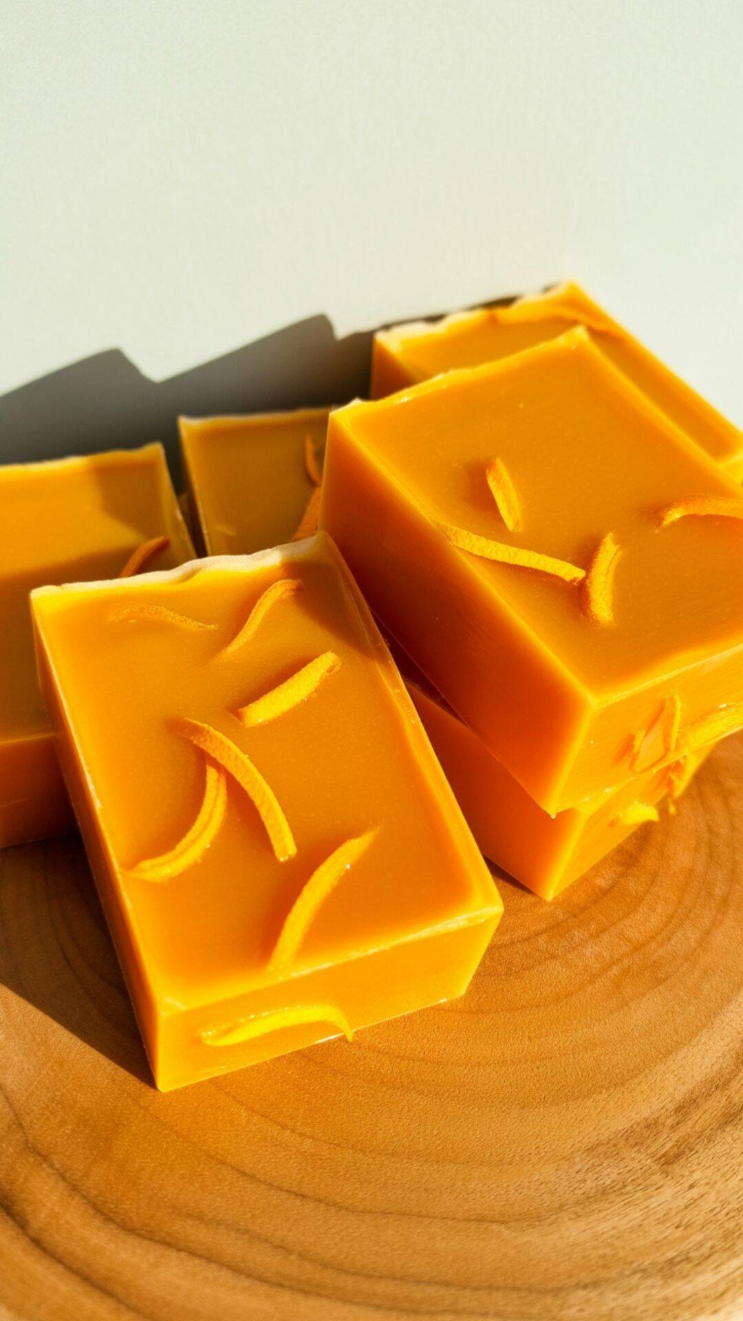 orange citrus melt and pour soap