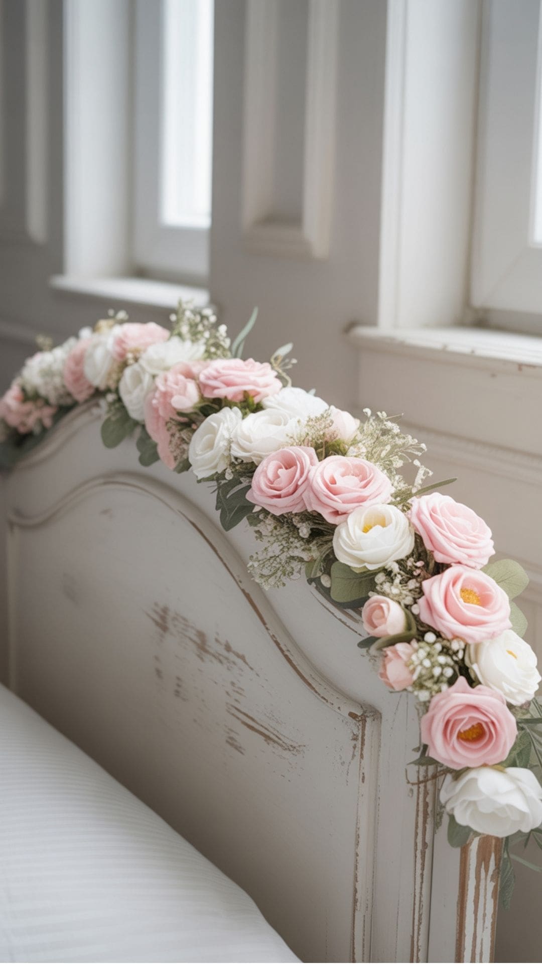 shabby chic floral garland