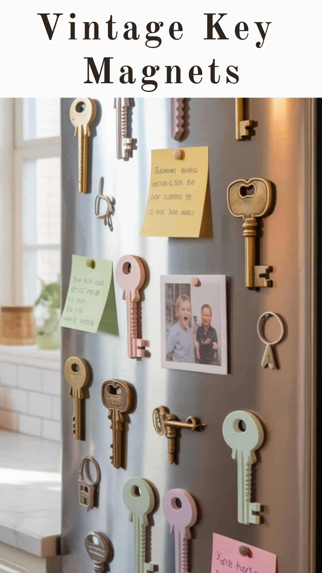 vintage key magnets