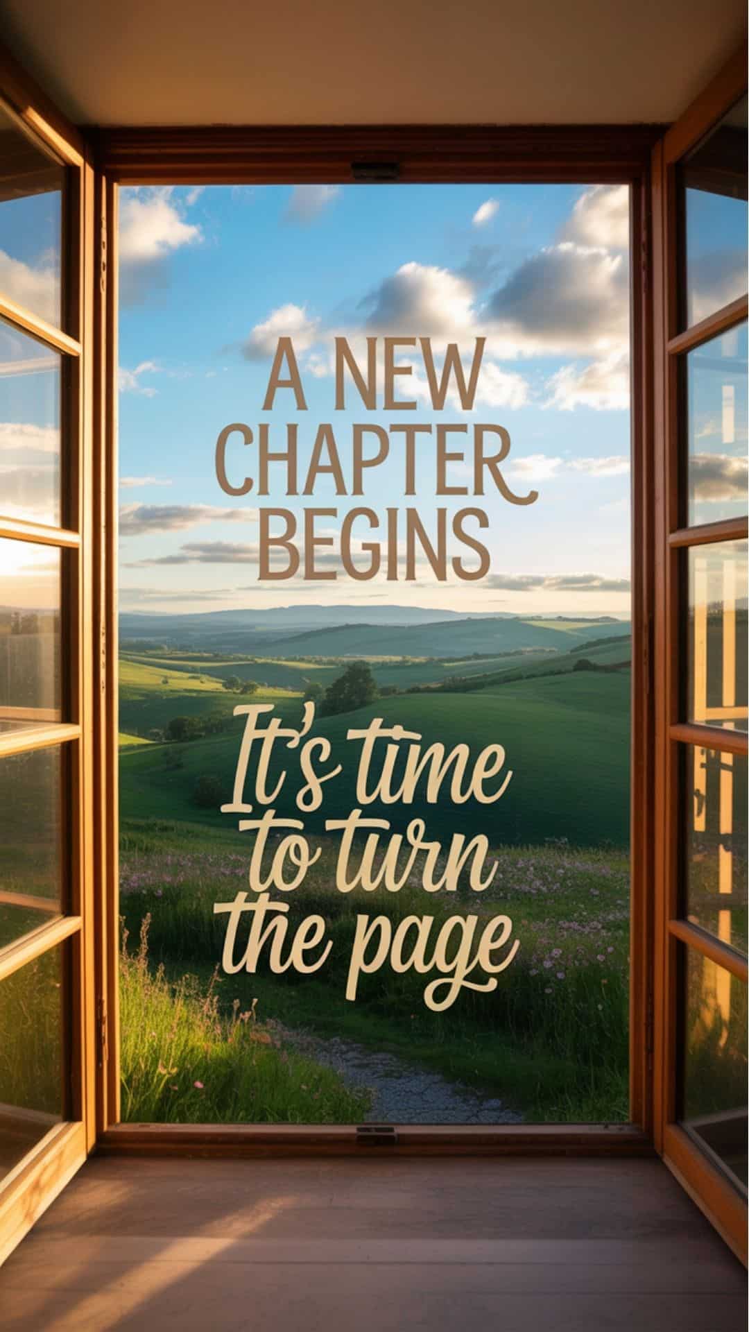 a new chapter begins