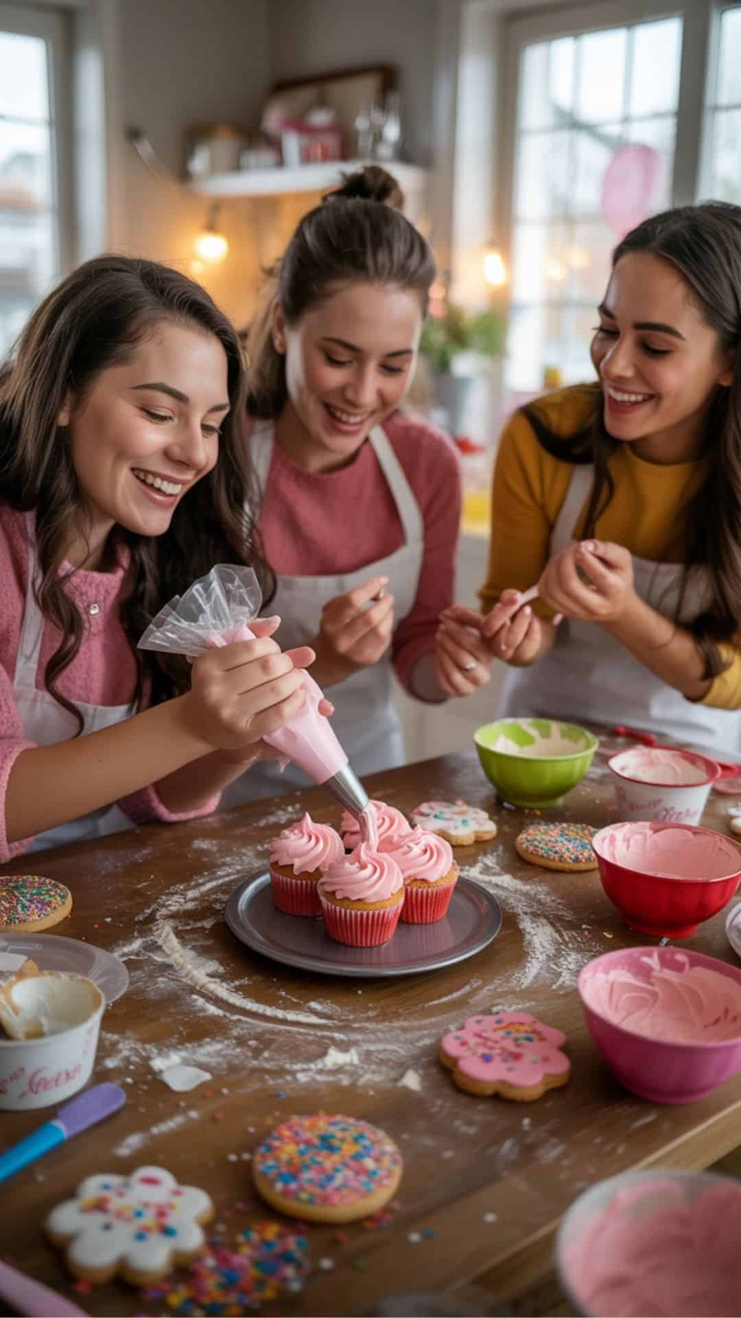 galentines day galentines bake off