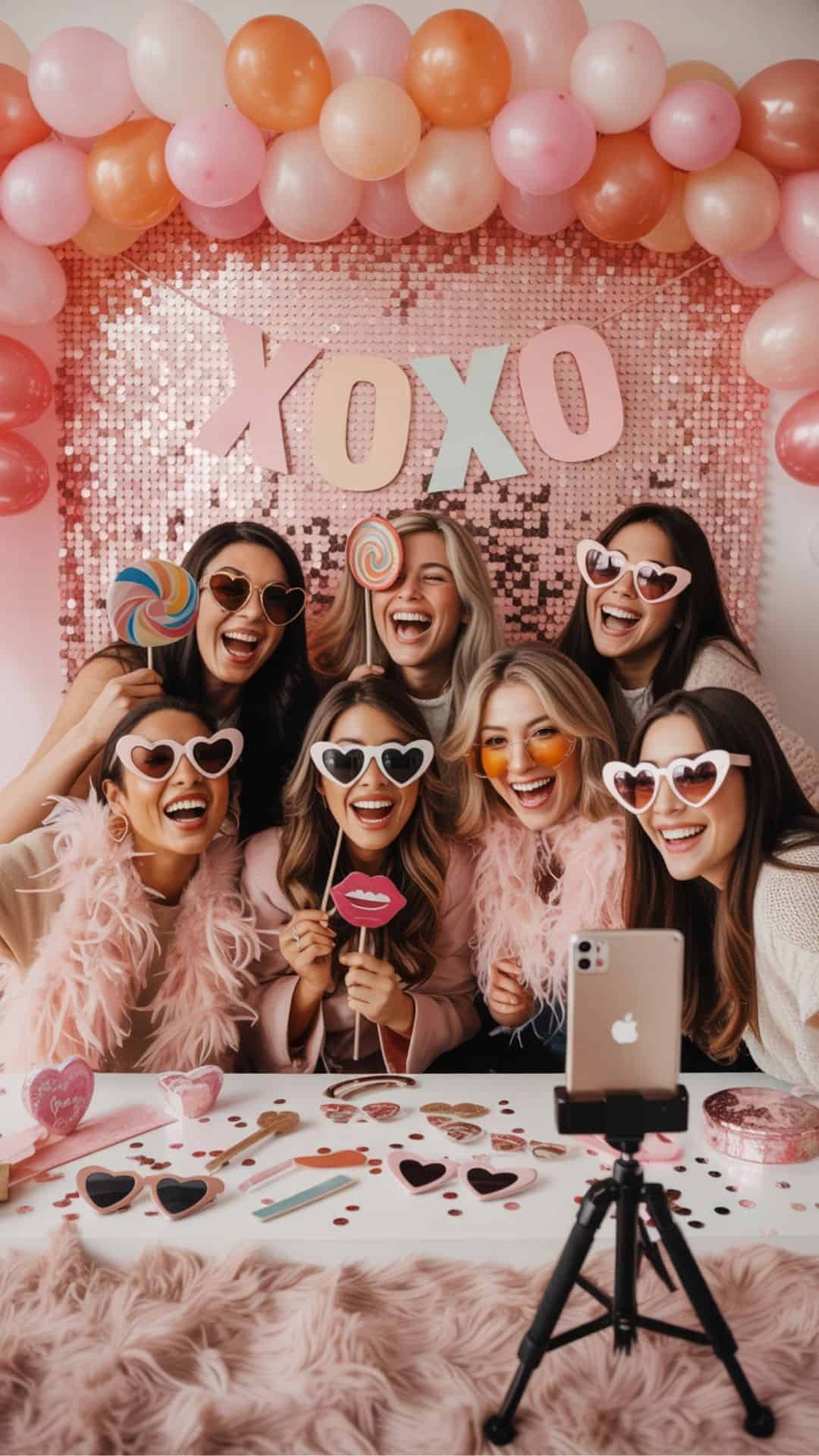 galentines day photo booth