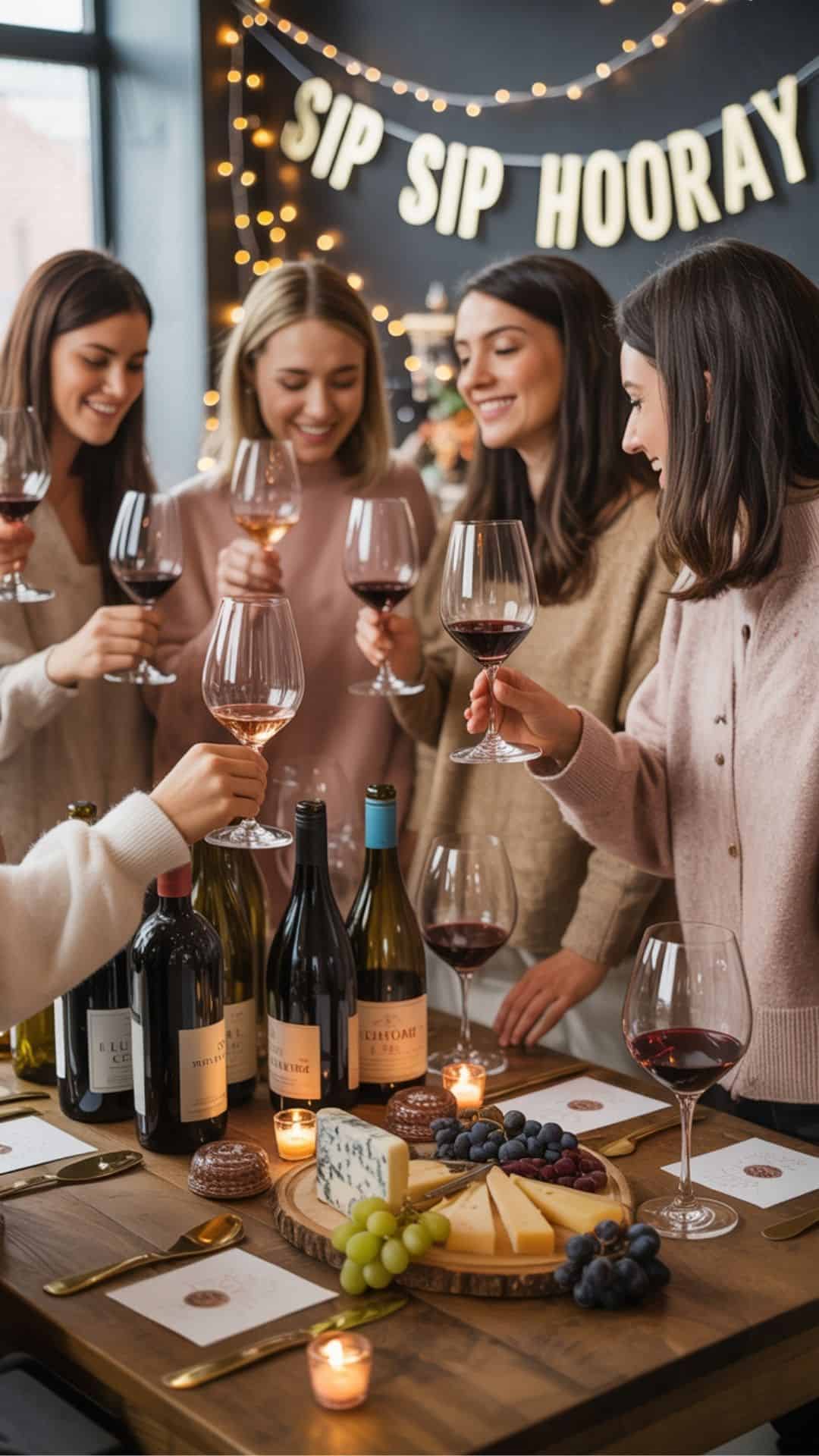 galentines day wine tasting