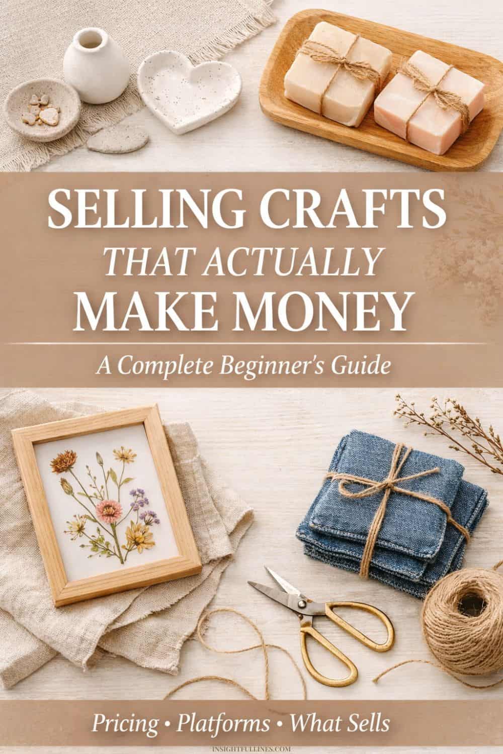 selection of crafts that can be sold